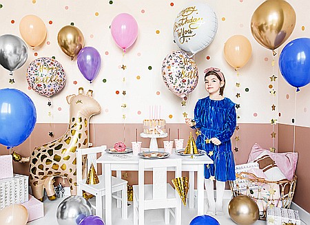 PD BALON FOLIE ALUMINIU Happy Birthday, 35cm, light pink FB48 [2]