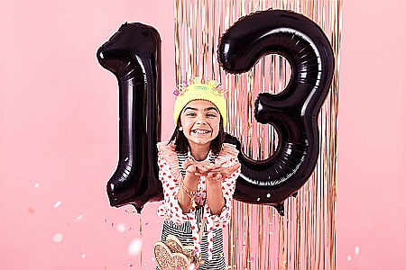 PD BALON FOLIE ALUMINIU Number "3", 86cm, black FB1M-3-010 [1]