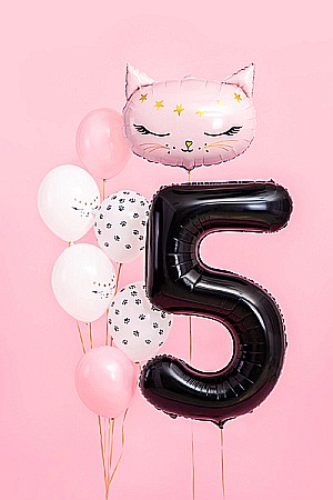 PD BALON FOLIE ALUMINIU Number "5", 86cm, black FB1M-5-010 [1]