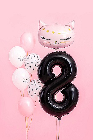 PD BALON FOLIE ALUMINIU Number "8", 86cm, black FB1M-8-010 [1]