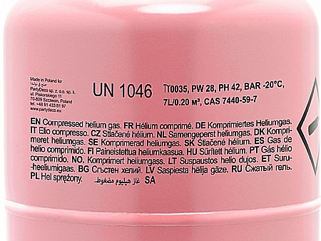 PD BUTELIE CU HELIU PENTRU 30 BALOANE CULOARE ROZ BZH1-30-081 [1]