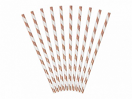 PD PAIE DIN HARTIE PENTRU BAUTURI light rose gold, 19.5cm 10/set SPP1M-019RJ [1]