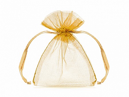 HOBBY - PD SAC ORGANZA, Organza pouches gold, 10cm 10/SET WRG5-019-10