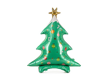 HOBBY - PD BALON FOLIE ALUMINIU Christmas tree, mix, 78x94cm FB114