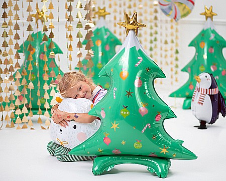 PD BALON FOLIE ALUMINIU Christmas tree, mix, 78x94cm FB114 [1]