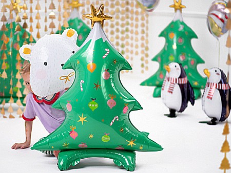 PD BALON FOLIE ALUMINIU Christmas tree, mix, 78x94cm FB114 [2]