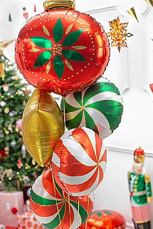 PD BALON FOLIE ALUMINIU Christmas Bauble, mix, 45x45cm FB115 [1]