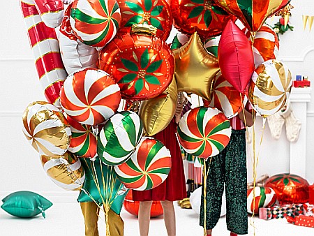 PD BALON FOLIE ALUMINIU Christmas Bauble, mix, 45x45cm FB115 [2]