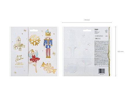 PD ETICHETE CADOU, Christmas, Nutcracker mix, 12/SET ZDZ21 [4]