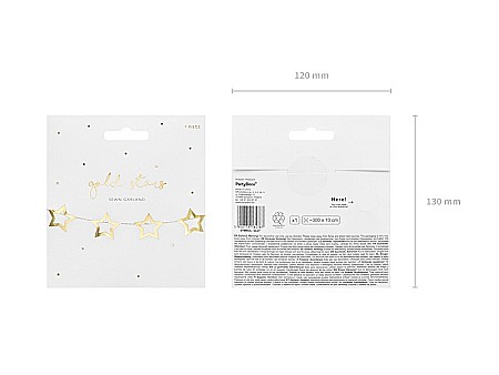 PD GHIRLANDA HARTIE 3M STELE AURII GL27 [3]