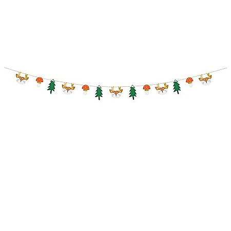 ARTICOLE PARTY - PD GHIRLANDA HARTIE, Christmas, Forest, mix, 1.7m GL29