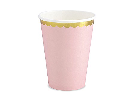 PD PAHARE CARTON Cups Light Pink, 220ml 6/SET KPP16-081J-EU3 [1]