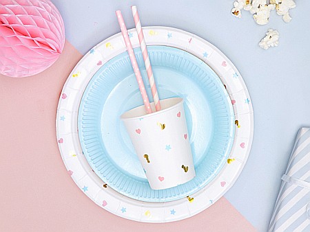 Farfurii/ Pahare/ Servetele/ Paie/ Tacamuri - PD PAHARE CARTON Cups Boy or Girl, 200ml 6/SET KPP44-EU3