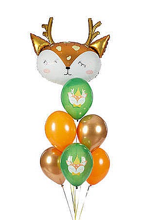 PD BALOANE Balloons 30cm, Deer, mix, 6/SET SB14P-317-000-6 [1]
