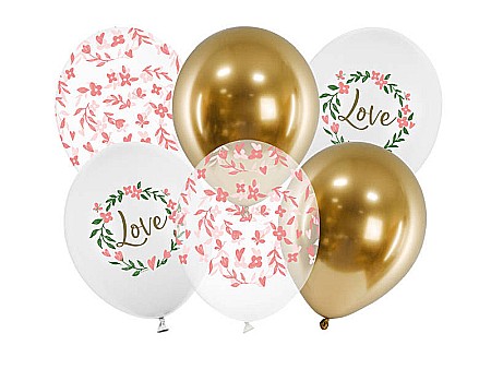 Baloane si accesorii - PD BALOANE Balloons 30cm, Love, mix, 6/SET SB14P-321-000-6