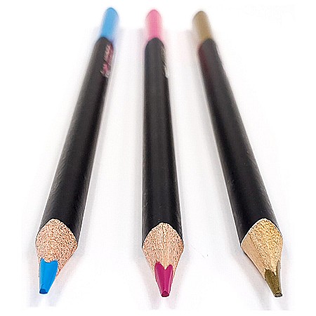 DE CREIOANE COLORATE TRIUNGHIULARE CUTIE METAL CULORI INTENSE 24/SET KIDEA KTMP24KA [2]