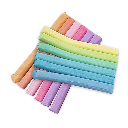 DE PLASTILINA 200GR 24 CULORI KIDEA PASTEL PP24KA [1]