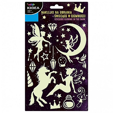 HOBBY - DE STICKERE TEXTILE FOSFORESCENTE KIDEA MAGIC WORLD NUSMSKA
