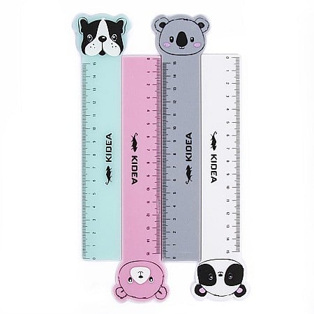 DE RIGLA 15CM CULORI PASTEL 4 MODELE KIDEA LF15CMKA [6]