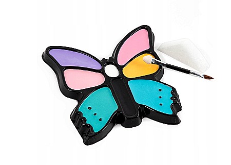 DE SET PICTURA PE FATA CU BURETE SI APLICATOR 7 CULORI FLUTURI KIDEA FDTM8KKA [3]