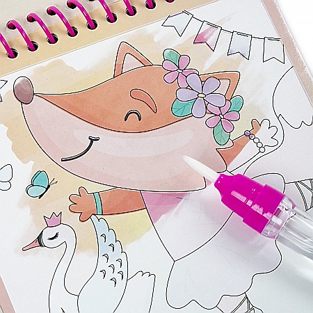 DE CARTE DE COLORAT CU MARKER MAGIC PENTRU DESEN IN APA BALET KIDEA MWKWGKA [2]