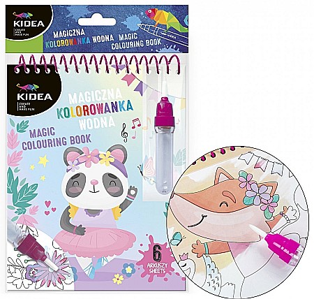 DE CARTE DE COLORAT CU MARKER MAGIC PENTRU DESEN IN APA BALET KIDEA MWKWGKA [3]