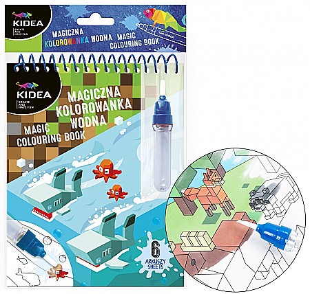 DE CARTE DE COLORAT CU MARKER MAGIC PENTRU DESEN IN APA GAME MWKWJKA [3]