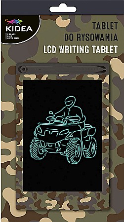 Tablite magice pentru desenat - DE TABLETA LCD PENTRU SCRIS SI DESENAT 23*10CM CAMUFLAJ KIDEA TRGKA