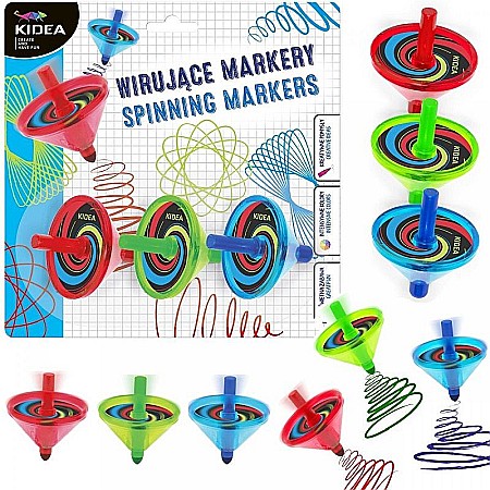 Instrumente pentru scris kids - DE MARKER 3/SET SPIN KIDEA WM3KA