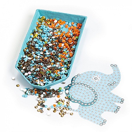 DE STICKERE 6/SET CU DIAMANTE COLORATE ANIMALE KIDEA NDZKA [1]