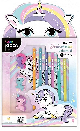 Seturi scolare - DE SET SCOALA 9 PIESE KIDEA UNICORN ZOGUKA
