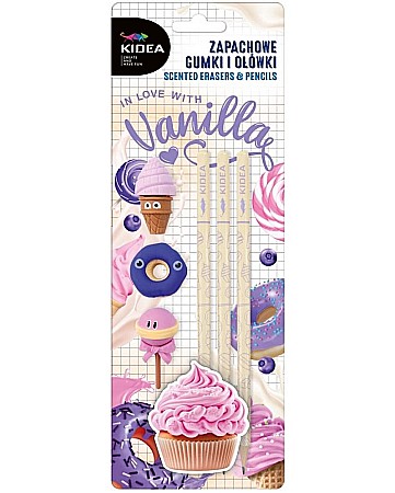 RECHIZITE SCOLARE - DE SET SCOALA 6 PIESE CU AROMA DE VANILIE KIDEA ZAGOWKA