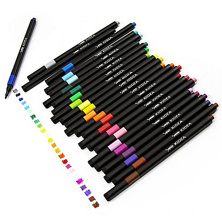 DE CARIOCI 24 CULORI/SET CUTIE METAL KIDEA FKMP24KA [2]