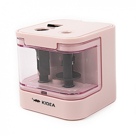 RECHIZITE SCOLARE - DE ASCUTITOARE ELECTRICA DUBLA KIDEA ROZ PASTEL TEL2ARKA