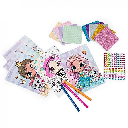 DE CARTE DE COLORAT CU STICKERE SI DIAMANTE ZANE KIDEA MOKWKA [1]