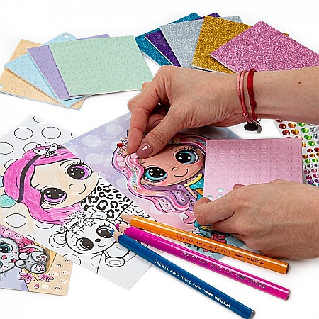 DE CARTE DE COLORAT CU STICKERE SI DIAMANTE ZANE KIDEA MOKWKA [2]