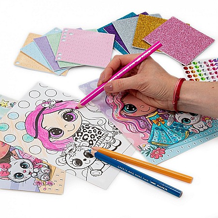 DE CARTE DE COLORAT CU STICKERE SI DIAMANTE ZANE KIDEA MOKWKA [3]