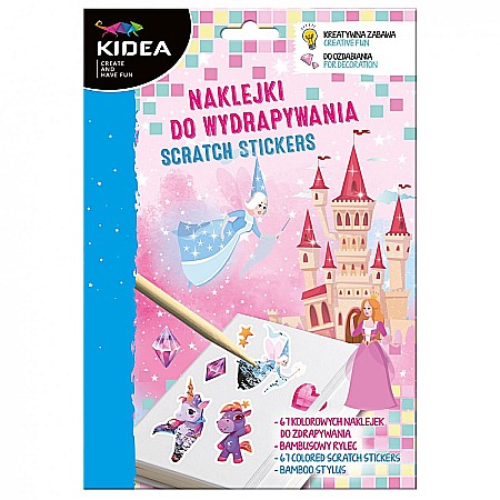 Stickere pt copii - DE STICKERE RAZUIBILE 67/SET + CREION BAMBUS LUMEA MAGICA KIDEA WNBKA