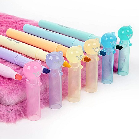 DE MARKER 6/SET CULORI PASTEL URSULETI KIDEA FKM6KKA [2]