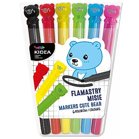 DE MARKER 6/SET CULORI ASORTATE URSULETI KIDEA FMI6KKA [2]