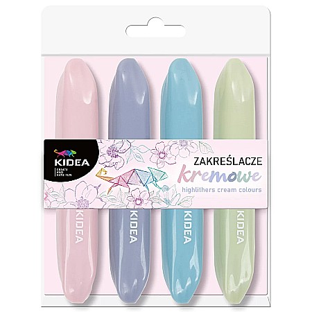 INSTRUMENTE DE SCRIS - DE TEXTMARKER FUTURE CREAM COLOURS 4/SET KIDEA ZKFKA