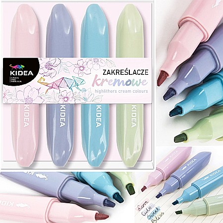 DE TEXTMARKER FUTURE CREAM COLOURS 4/SET KIDEA ZKFKA [1]