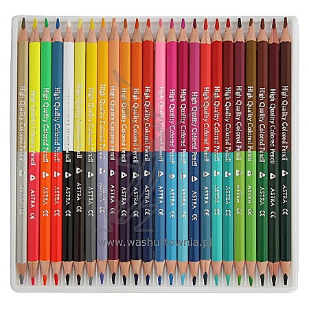 AS CREIOANE COLORATE 24/SET TRIUNGHIULARE 2 CAPETE + ASCUTITOARE ASTRA 312116004 [1]