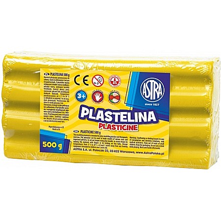 RECHIZITE SCOLARE - AS PLASTILINA ASTRA 500GR GALBEN 303117003