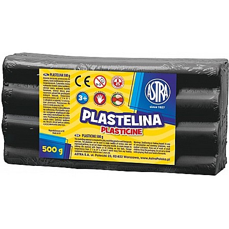 RECHIZITE SCOLARE - AS PLASTILINA ASTRA 500GR NEGRU 303117013
