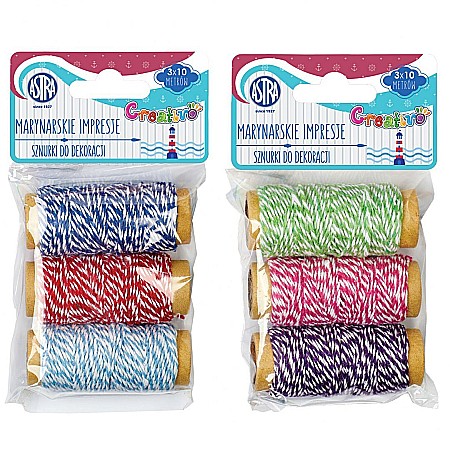 ARTICOLE DE BIROU - AS SNUR COLOR 3/SET * 10 Metri 335118007