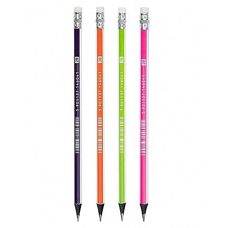 Creioane grafit - AS CREION GRAFIT 2B TRIUNGHIULAR CU RADIERA DIVERSE CULORI 206120016