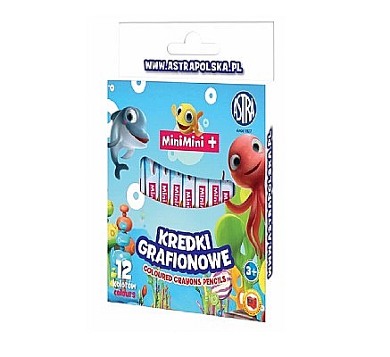 RECHIZITE SCOLARE - AS CREIOANE COLORATE FARA LEMN ASTRA MINIMINI 12/SET 316121011