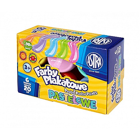 Guase - AS GUASE ACRIL ASTRA 6/SET 20ML CULORI PASTEL 301121001