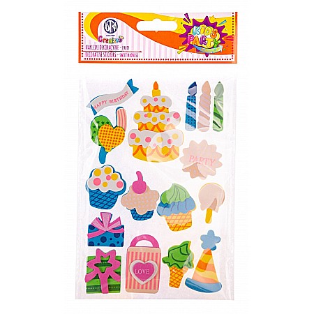 HOBBY - AS STICKER SPUMA PARTY 16/SET ASTRA CREATIVO 335122019